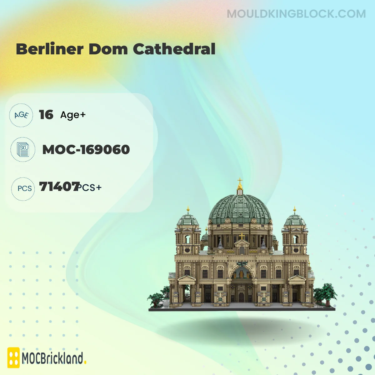 MOCBRICKLAND 169060 Berliner Dom Cathedral Building Block