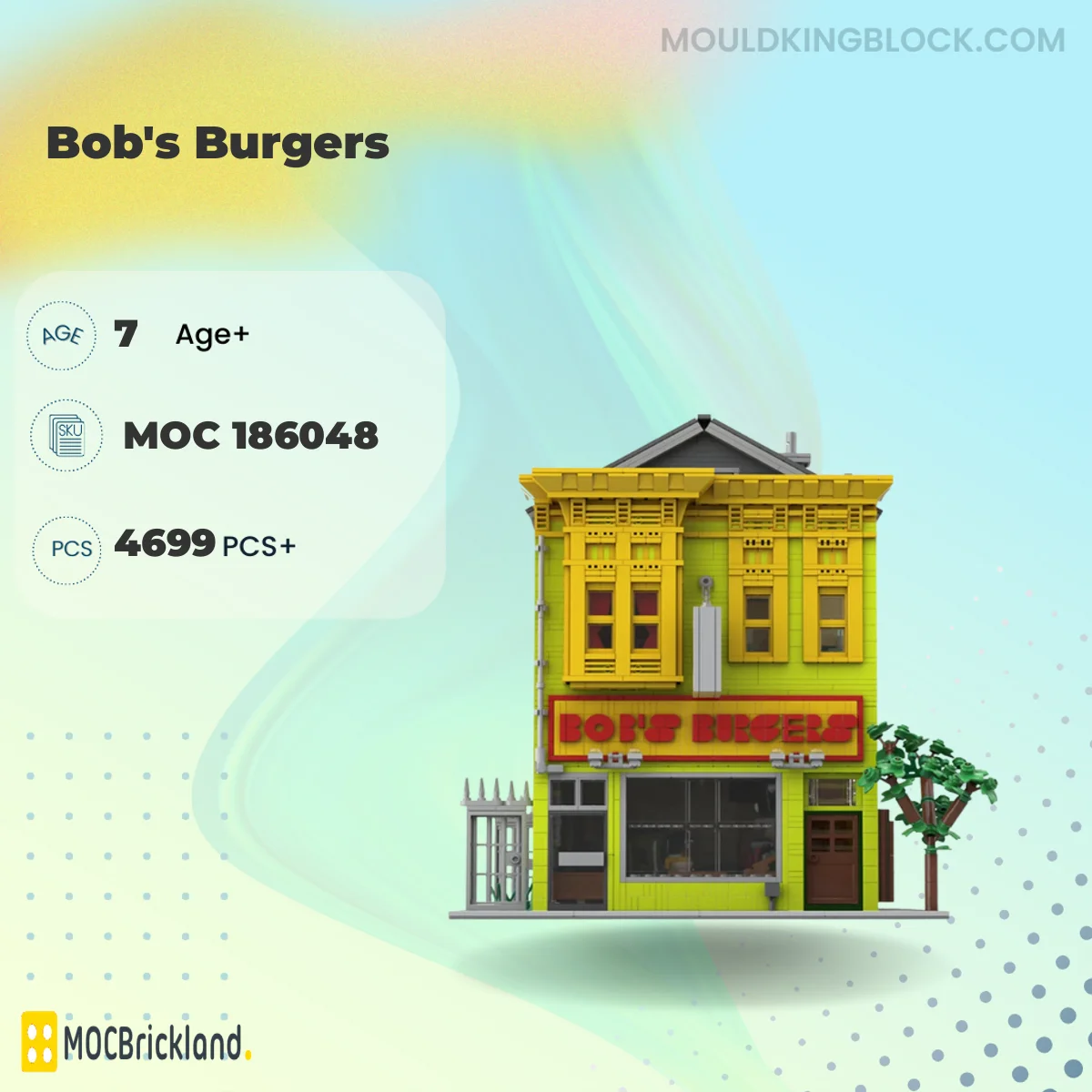 MOCBRICKLAND 186048 Bob's Burgers Building Block