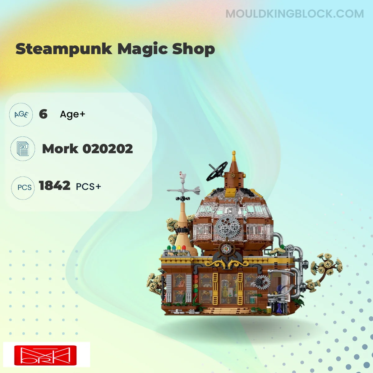 MORK 020202 Steampunk Magic Shop Building Block